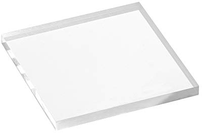 Acrylplatte 50x50x4mm transparent, rundum glänzend polierte Seitenkanten/Acryl/Acrylglas/Acrylscheibe - Zeigis®