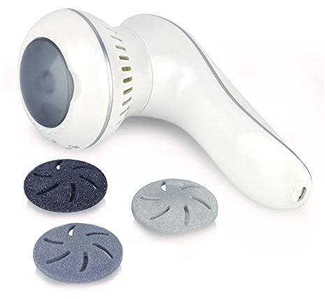 Beter – Lima electrónica antidurezas de pedicura Feet&Roll Express, con sistema de aspiración, 3 cabezales de cuarzo, lima eléctrica para pies elimina las durezas