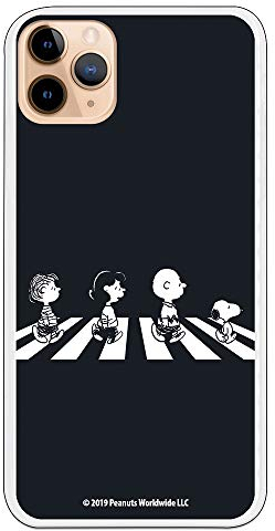 Offizielle Snoopy Schutzhülle für iPhone 11 Pro Max von Snoopy Beatles zum Schutz Ihres Handys, flexibles Silikon-Schutzhülle mit offizieller Peanuts-Lizenz