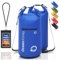 Ocean Dry Bag Wasserdichte Allwetter-Leichtgewichtige, schwimmende Trockentaschen, wasserdichter Rucksack für Kajakfahren, Bootfahren, Wassersport, Camping, 10 l, 20 l, 40 l, Handytasche