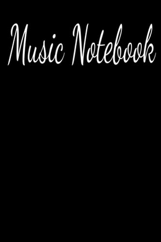Empty Music Sheets Notebook: Music Sheet Notebooks, 100 Page, Matte