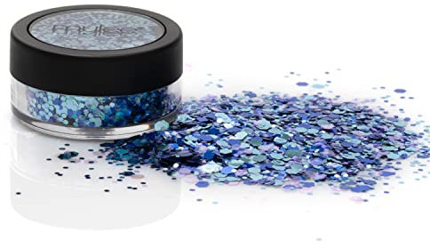 Mylee All That Glitters [Intelligent] - 101 Glitter Colour Choices - DIY Nail Decoration, Holographic Dust Powder - Ideal for Nail Art & Crafts
