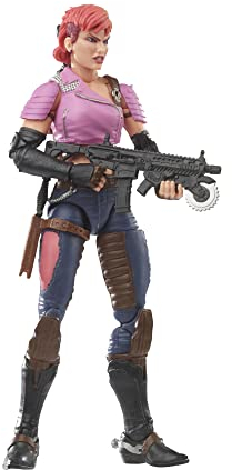 G.I. Joe Classified Series, Zarana 48 Figur aus der Premium-Kollektion, 15 cm, mit viel Zubehör, Sonderverpackung F4026, Mehrfarbig