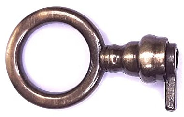 cyclingcolors Llave bocallave para muebles cajón armario decorativa cerradura universal (cabeza de llave redonda-latón antiguo)