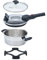 Remoska D51F/10 Dua Glas Cocotte électrique multifonction 2 en 1 Couvercle de cuisson 400 W Faitout 2 l Couvercle Gaz / Electrique / Vitrocéramique / Plaque de cuisson à induction Trois métaux Acier