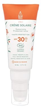 EQ Crème Solaire SPF30-50ml - Certifiée BIO - Filtres minéraux - Haute protection solaire UVA/UVB