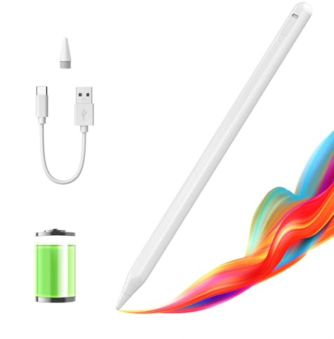 Lápiz capacitivo Bluetooth para 10ª generación de 10.9 pulgadas, modelo A2696 A2757 A2777 con rechazo de palma, control remoto de obturador de cámara, sensible a la inclinación, lápiz de visualización