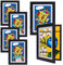 6 Stück Kunstfotorahmen für Kinder, befüllbar Bilderrahmen zum öffnen, Frontöffnung Bilderrahmen für Kunstwerke, Ideal für Kinderzeichnungen, Kinder Kunstprojekte, Schule, Zuhause oder Büro,schwarz