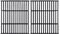 9865-54 Grillroste Ersatzteile für Broil King Grillteile 9453-54 Signet 20 70 90 320 986974 Broil-Mate 165154 6666-64 1551-54 1651-54 Huntington 6962-64 C Gusseisen-Grillrost DS 2 Stück