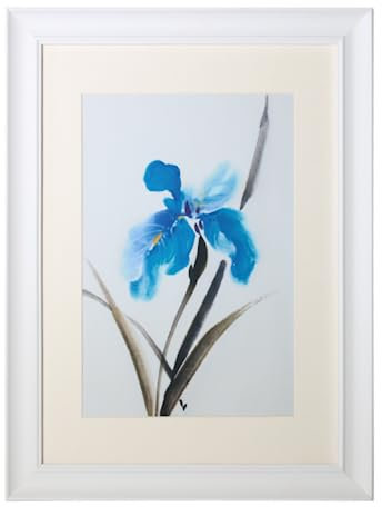 XQSSB Bilderrahmen Personalisiertes Geschenk Massivholz Weiß A3 Wand 29,7 × 42cm