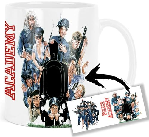 Police Academy Steve Guttenberg Tasse Keramikbecher Mug