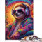 Art Animal Faultier-Puzzle für Erwachsene, Puzzle 1000 Teile, Puzzle für Erwachsene, Holzpuzzle, Puzzle für Erwachsene, Familienspiel für Erwachsene und Kinder, 1000 Teile (50 x 75 cm)