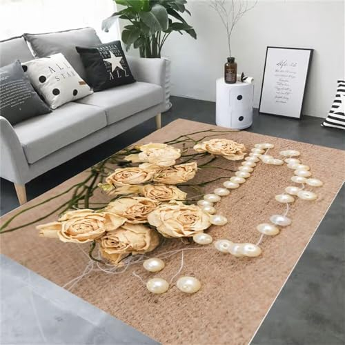 RUGMRZ Teppich Billig Blumensalon weihnachtsläufer gelb Auto teppiche lã¤Ufer Teppich billig Wohnzimmer Teppichboden200x250CM