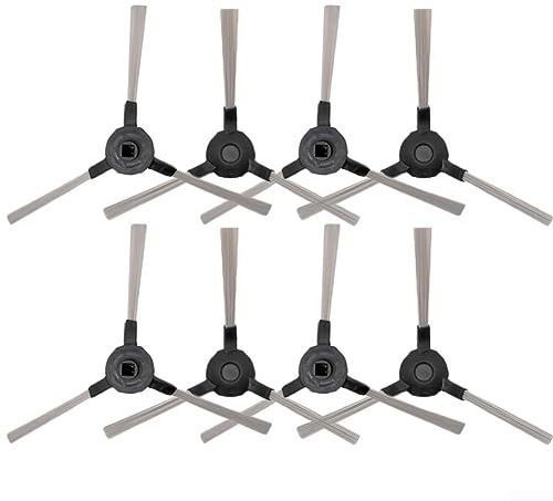 8 Stück Seitenbürsten passend für Blaupunkt Bluebot XPOWER+ Roboter-Staubsauger-Zubehör
