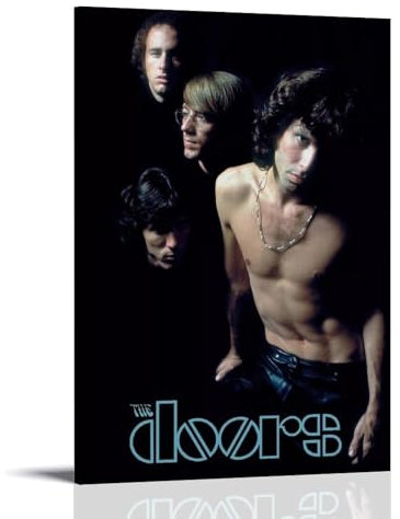 LNLEXTAR Jim Morrison Singer Art Poster Dekorative Malerei Leinwand Wandkunst Wohnzimmer Poster Schlafzimmer Malerei,Wandkunst Bilddruck Moderne Familienzimmer Dekor 08x12inch(20x30cm)