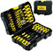 Seayoon 31pcs Screwdriver Bits Set, Cr-V Steel Impact Driver Bit Set, S2 Alloy Steel Impact Bits Set with Slotted Bits Hex Bits Square Bits Torx Bits Phillips Bits and Universal Joint in Tool Box