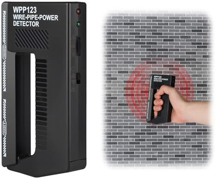 Wire Pipe Detector - Electric Wire Detector for Wall, Wall Scanner for Wires and Pipes, Cable Detector for Walls, Cable Stud and Pipe Detector for Walls