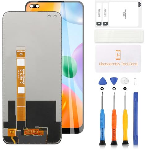 Pantalla LCD para Oppo Realme 6 Pro Pantalla de repuesto para Realme 6 Pro RMX2061 RMX2063 LCD Pantalla Táctil Digitizer Assembly + Kit de reparación con herramientas negro