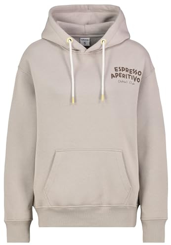 Sublevel Damen Hoodie mit Sommer Motiv und Kängurutasche | Baumwolle | Normal Fit | Kapuze | bedruckt | wärmend | Tunnelzug | sportlich-Style | ideal für Streetwear