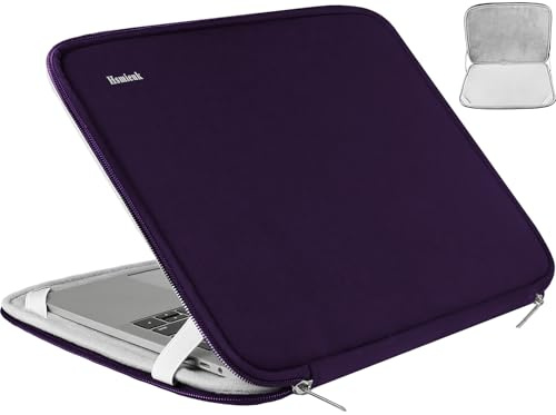 Laptop Case, 15.6 Inch, Durable Shockproof Protective Sleeve Cover Compatible with HP, ASUS, Lenovo, Acer, Notebook, Computer, Dark Purple