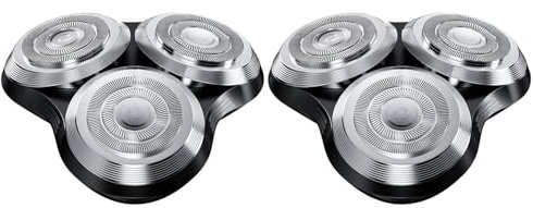 SH90 Rotationsrasiererköpfe kompatibel mit Philips Nore**o 9000 Series Rasierern (2 Pack)