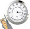 Hydrometer Humidity Meter, High Precision Analog, 1.46x1.46x0.31 Inches Round Hygrometer Sensor & Reliable, Moisture Monitor for Humidor, Storage Cabinet, Cans, and Climates