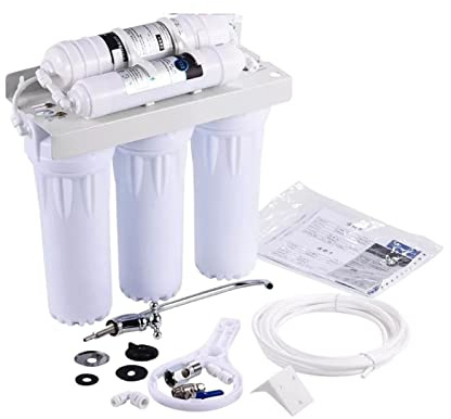 Système de filtration d'eau sous évier Filtre purificateur d'eau en 5 étapes système de Filtration d'eau potable fontaine filtre à eau domestique
