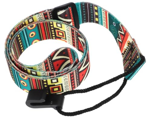 HYTROVE Sturdy Ukulele Strap with Double Hook and Reverse Force Stability for Soprano, Concert, and Tenor Models Adjustable Cotton Belt Suitable for Adults and
