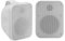 Pronomic Paar OLS-5 WH DJ PA Outdoor-Lautsprecher für Garten, Terrasse, Restaurant (2X 80 Watt, Schutzart IP56, 8 Ohm, 5,25 Woofer) weiß