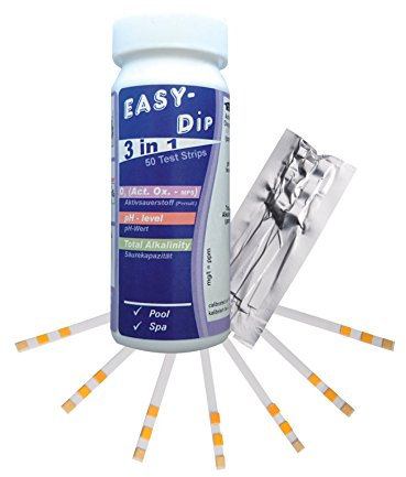 Pool-i.d Teststreifen, weiß, 9,5 x 3,5 x 3,5 cm, TSL200