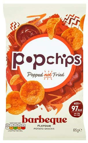 Popchips Barbeque Popped Potato Crisps 85g