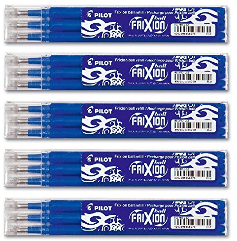 15er Sparpack Pilot Frixion Tintenroller-Ersatzminen radierbar (15er Sparset, blau)