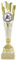 PALLART 7104 – 3 Trofeo Sportivo con Motivo Mini Porta 50 mm Alto PLT Oro 29 cm, Oro, Taglia Unica