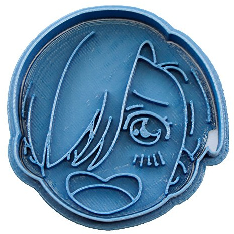 Cuticuter Viktor Amazing Cara Yuri On Ice Ausstecher, Blau, 8 x 7 x 1,5 cm