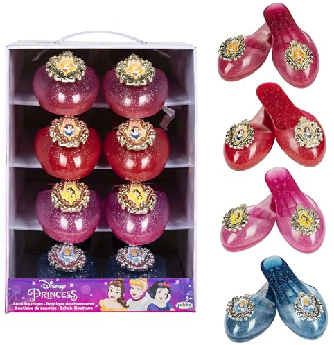 Disney Princess 221094-PB Schuh-Boutique mit 4 Paar Mädchen Schuhen