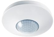 ESYLUX Decken-Präsenzmelder PD-C 360i/8 ELC UP, 360 Grad Compact Bewegungsmelder komplett 4015120427602