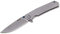 Ruike 01RK001 Unisex – Erwachsene P801-SF Grey Taschenmesser, Grau, 20