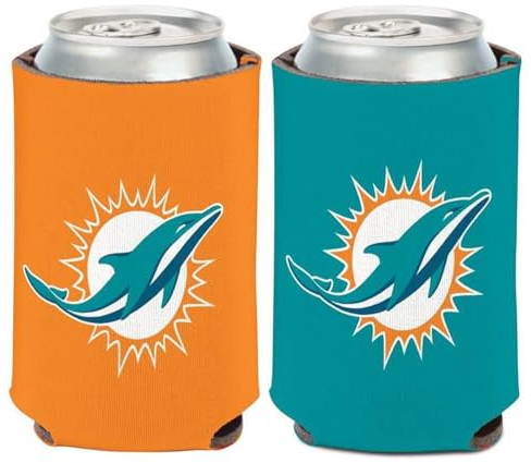 WinCraft Miami Dolphins Logo Can Cooler 12 oz.