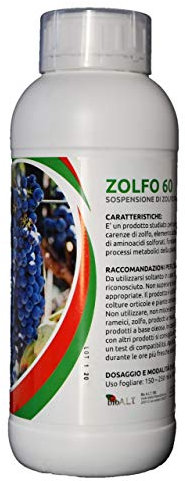 Zolfo 60 bioA.L.T Per Curare Le Carenza Di Zolfo Su Colture Orticole E Piante Ornamentali Ideale Nocciolo Vite Rose