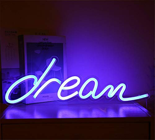Ulalaza Neonlicht Zeichen LED Traum Nachtlichter USB-betrieben dekorative Festzelt Zeichen Bar Pub Store Club Garage Home Party Dekor