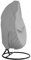 Garden Hanging Chair Cover Patio Cocoon Egg Chair Cover Waterproof Oxford Fabric Pod Swing Chair Protective Cover Dustproof with Drawstrings Grey Single 190x115cm