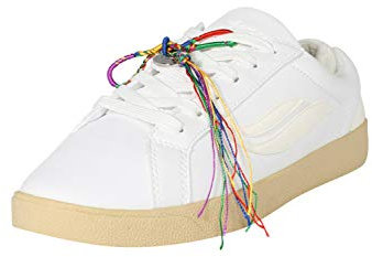 GENESIS Damen G-hela Vegan Tennisschuhe Sneaker Weiß 39 EU