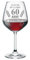Calice da vino personalizzato con nome incisione Compleanno 60 anni Auguri di cuore (nome del festeggiato) - idea regalo compleanno - regali originali - bicchiere in vetro chiaro, ca 500ml