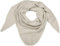 styleBREAKER Damen Großer Strick Dreieck Schal einfarbig meliert | Weiches warmes Winter Dreiecktuch | Strickschal aus Viskose Wolle für kuschlige Looks, Farbe:Creme-Beige