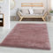 Carpettex Hochflor Teppich Wohnzimmer Shaggy Flokati Teppich Modern Einfarbig 80 x 250 cm Flur Teppich Läufer Rosa - Teppich Bettvorleger Schlafzimmer Weich Flauschig Waschbar Küchenläufer