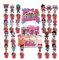 LOL Surprise Puppen,24 PCS LOL Cupcake Topper Geburtstag Thema Geburtstagstorte Geburtstag Kuchen Dekorationen Geburtstagsdekorationen für Kinder Mädchen Geburtstagsfeier