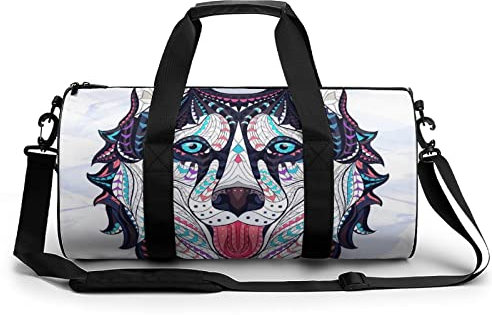 Sporttasche Wolfshund Faltbare Sport-Camping-Taschen Für Männer Frauen Sportler