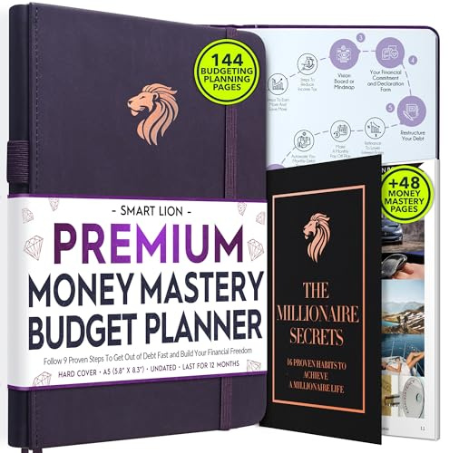 Budget Planner & Monthly Bill Organizer, Income & Expense Tracker Notebook | 12-Month Financial Planner, Bill Payment Tracker Monthly Organizer, Money Saving, Cash Envelopes for Budgeting & Checklist