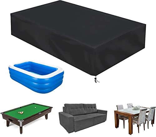 ZHANGY Waterproof Sandbox Cover 201x201x20cm, Square Sandpit Pool Protector, Pool Cover, Family Pool Cover Rectangular Pool Cover for Swim Centers Dust Swimming Pool