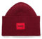 HUGO Herren Xaff 6 Beanie, Dark Red604, Einheitsgröße EU